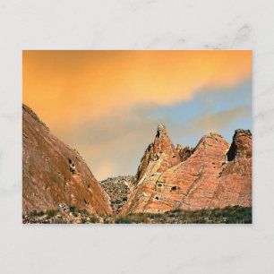 Twilight at Valley of Fire State Park, Postcard Postkarte
