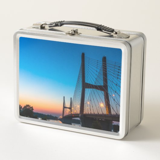 Twilight auf Bill Emerson Bridge Metall Brotdose (Vorderseite)