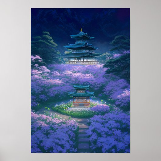 Twilight auf dem Hilltop Tempel Poster (Vorne)