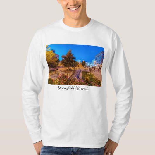 Twilight auf dem Park Central Square Long Sleeve S T-Shirt (Vorderseite)