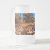 Twilight auf dem Park Central Square Mattiertes Gl Mattglas Bierglas (Vorderseite Links)