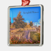 Twilight auf dem Park Central Square Ornament Aus Metall (Links)