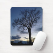 Twilight auf den Baum im Winter Mousepad (Mit Mouse)
