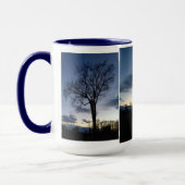 Twilight auf den Baum im Winter Tasse (Links)