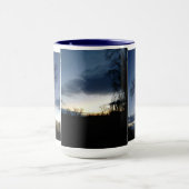 Twilight auf den Baum im Winter Tasse (Zentrum)