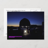 Twilight auf der Dachterrasse des Griffith-Observa Postkarte (Vorne/Hinten)