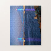 Twilight auf der Indian River Inlet Bridge Puzzle (Vertikal)