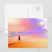 Twilight Beach Walk Postkarten (Vorne/Hinten)