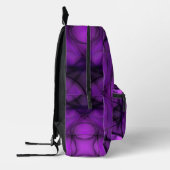 Twilight Bloom Bedruckter Rucksack (Links)