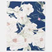 Twilight Bloom I Fleece Blanket - Florals (Vorderseite)