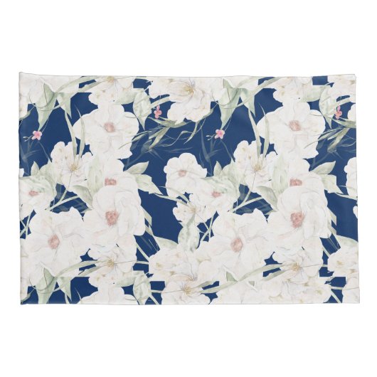 Twilight Bloom II Pillowcases - Florals Kissenbezug (Rückseite-Rechts)