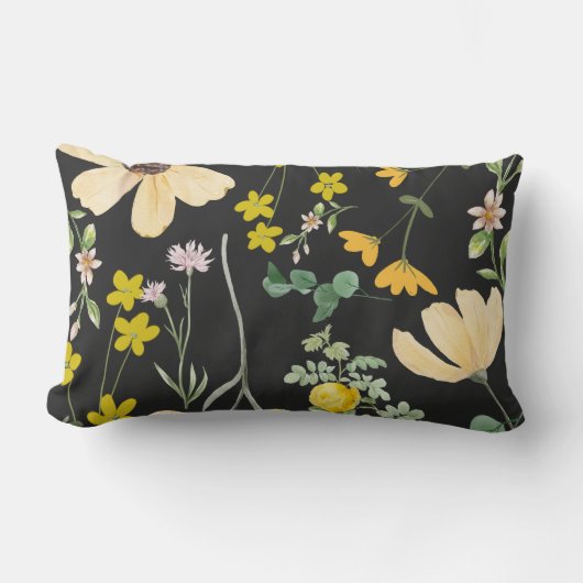 Twilight Bloom Lumbar Pillow Lendenkissen (Vorderseite)