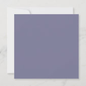 Twilight Bloom Minimal Wedding Flat Thankyou Card (Rückseite)