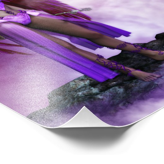 Twilight Blossom Fairy Fotodruck (Ecke)