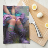 Twilight Blossom Fairy Geschirrtuch (Viertel Falte)