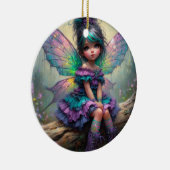 Twilight Blossom Fairy Keramik Ornament (Rechts)