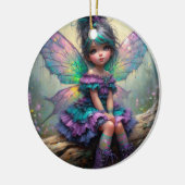 Twilight Blossom Fairy Keramik Ornament (Links)