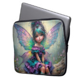 Twilight Blossom Fairy Laptopschutzhülle (Vorderseite Links)