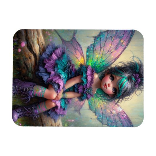 Twilight Blossom Fairy Magnet (Horizontal)