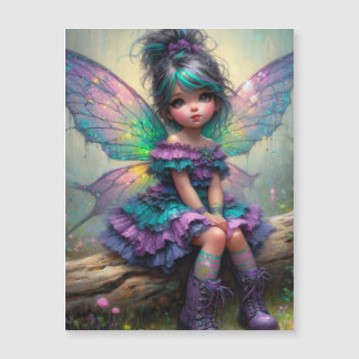Twilight Blossom Fairy Magnetkarte