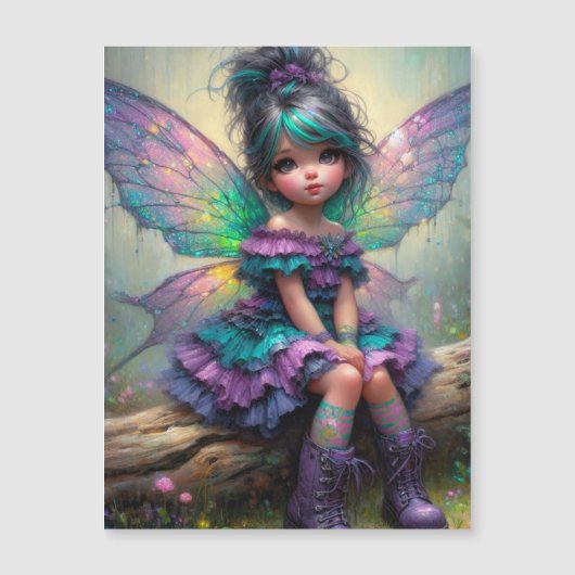 Twilight Blossom Fairy Magnetkarte (Vorderseite)