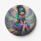 Twilight Blossom Fairy Pappteller (Vorderseite)