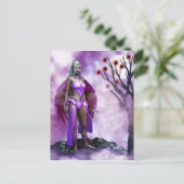 Twilight Blossom Fairy Postkarte (Stehend Vorderseite)