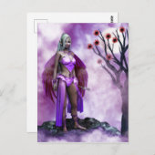 Twilight Blossom Fairy Postkarte (Vorne/Hinten)