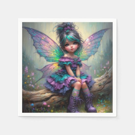 Twilight Blossom Fairy Serviette (Vorderseite)