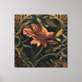 Twilight-Blume Leinwanddruck (Vorderseite)