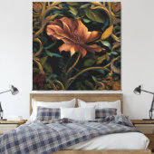 Twilight-Blume Leinwanddruck (Insitu (Schlafzimmer))