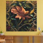 Twilight-Blume Leinwanddruck (Insitu (Wohnzimmer))