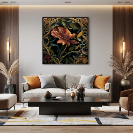 Twilight-Blume Leinwanddruck