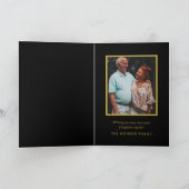 Twilight Bokeh Lights, Jahrestag Karte (Innenseite)