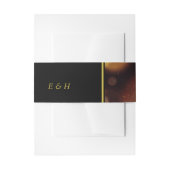 Twilight Bokeh Lights Wedding Einladungsbanderole (Vorderseite Beispiel)