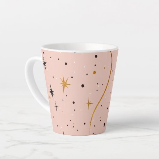 Twilight Brew - Coffee Cup mit Star Design Milchtasse (Linke Ecke)