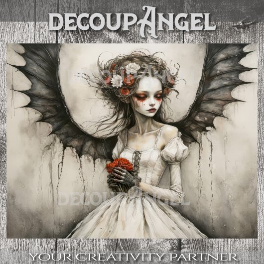 Twilight Bride - Angela - Decoupage - Seidenpapier