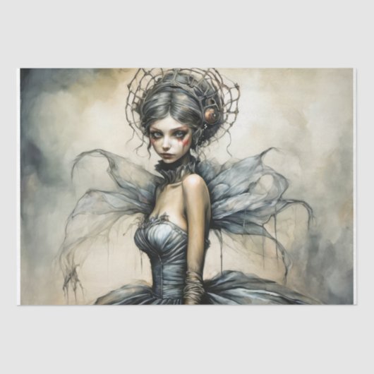 Twilight Bride Roxane - Decoupage - Seidenpapier (Vorderseite)