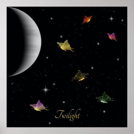 Twilight Butterflies Poster (Vorne)