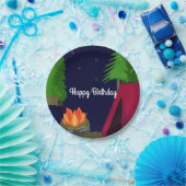 Twilight Campingplatz Birthday Pappteller (Party)