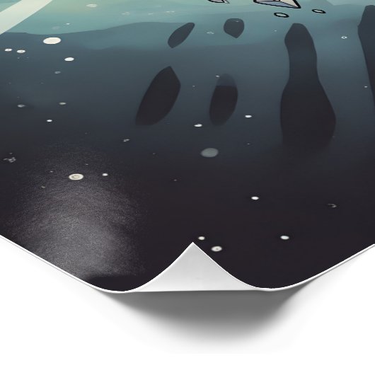 Twilight Carousel Dreams Poster (Ecke)