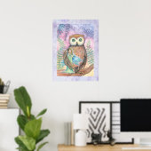 Twilight Companies Owl and Fairy Print Poster (Heimbüro)