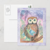 Twilight Companies Owl und Fee Postkarte (Vorne/Hinten)