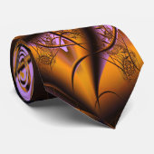 Twilight Coole Abstrakte Kunst, Fraktal und Kultur Krawatte (Gerollt)