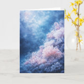 Twilight Coral Garden of the Ocean Karte (Gelbe Blume)