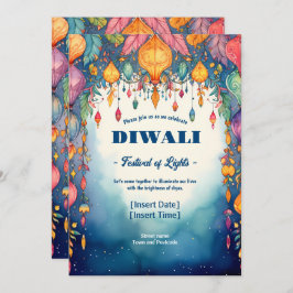 Twilight Diwali Elegance Einladung