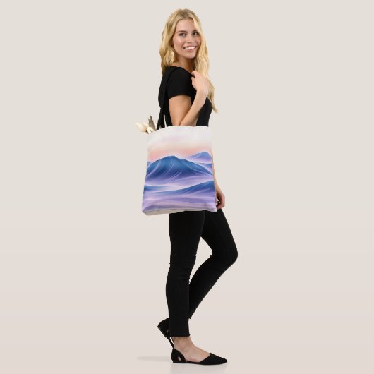 Twilight Drift Fluid Abstrakt Coastal Tasche (Am Model)