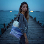 Twilight Drift Fluid Abstrakt Coastal Tasche