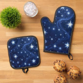 Twilight Drift  Ofenhandschuh & Topflappen-Set (Oben Unten)