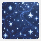 Twilight Drift Quadratischer Aufkleber (Vorderseite)